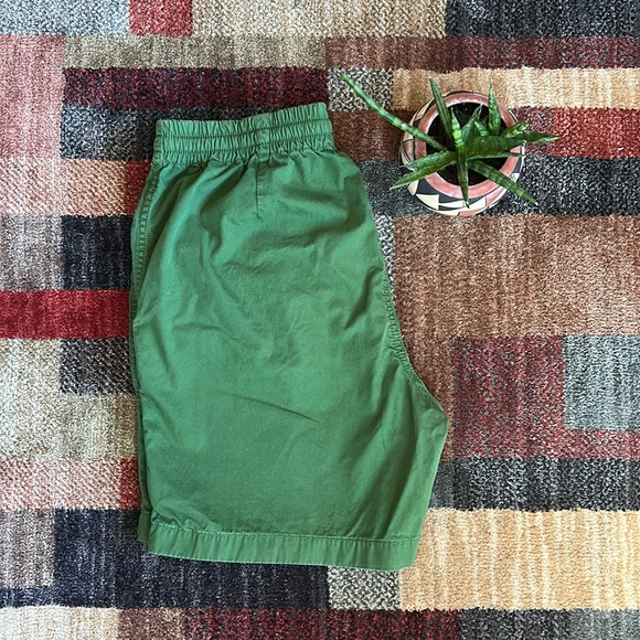 J.Crew Drawstring Shorts (Green) - Picture 3 of 4